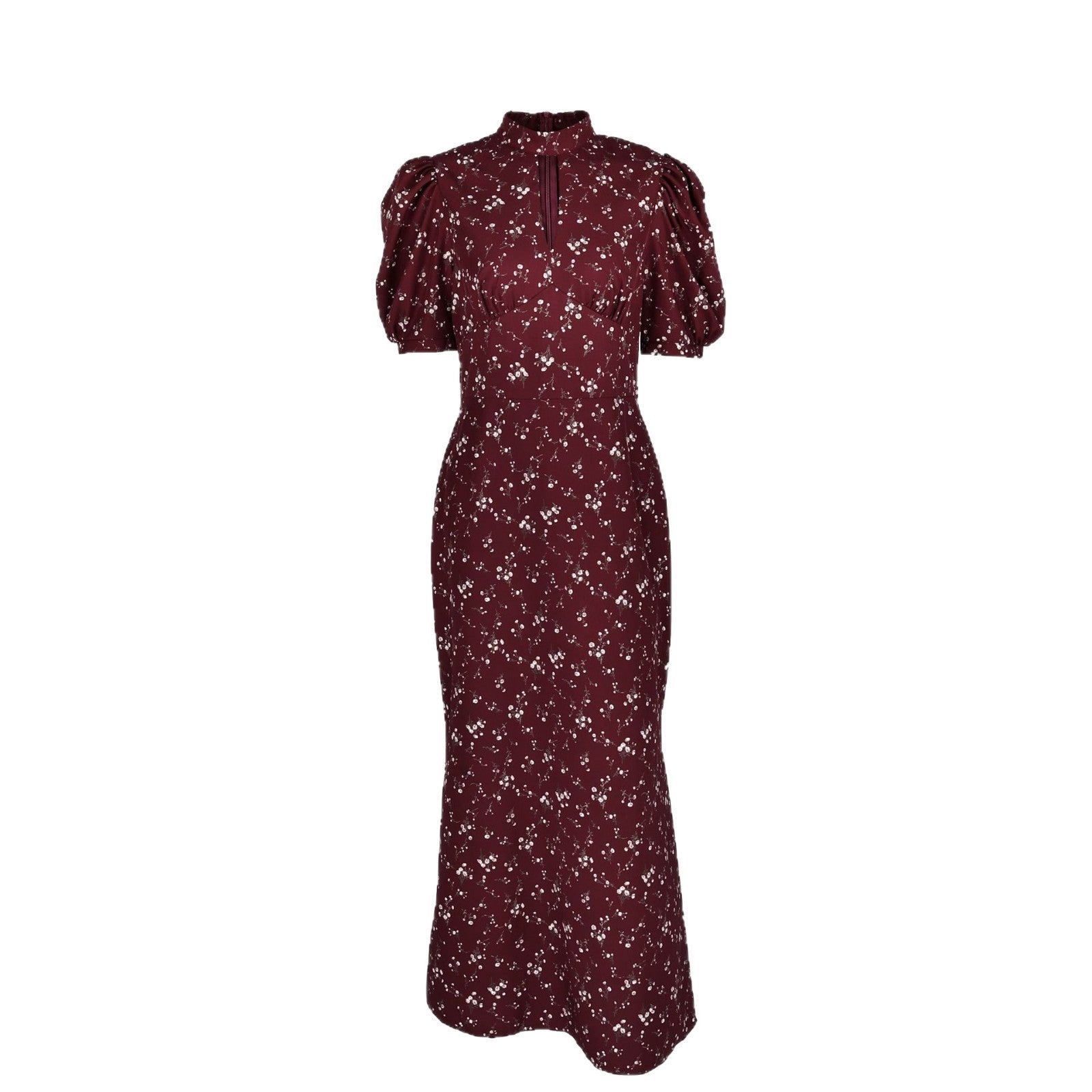 Women’s Deep V-Neck Floral Maxi Dress