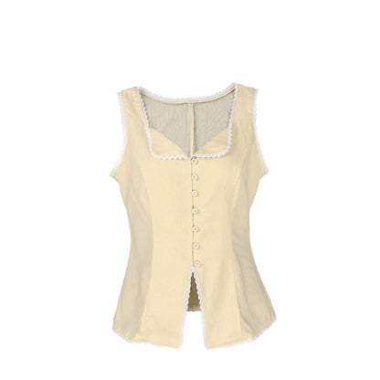 Women’s Cotton Square-Neck Tank Top - detail view 5