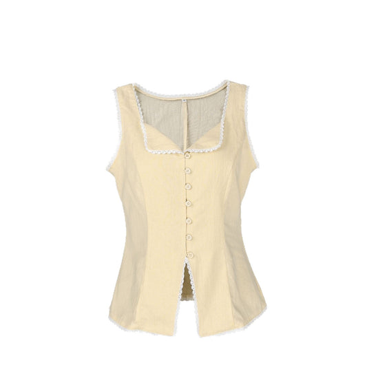 Women’s Cotton Square-Neck Tank Top - detail view 5