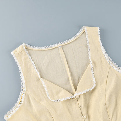 Women’s Cotton Square-Neck Tank Top - detail view 6